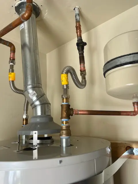 Water heater installation and plumbing repair in Unionville